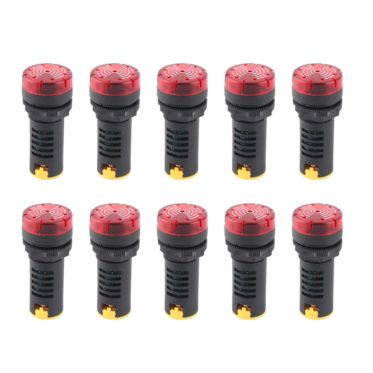 BERM AD16-22SM LED Buzzer 22mm Indicatore luminoso rosso lampeggiante AC/DC24V