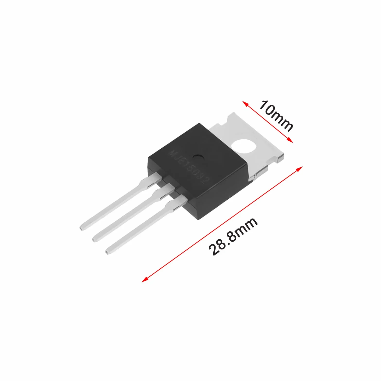 The Lord of the Tools 2 Paia Di Transistor Audio MJE15032G MJE15033G TO-220 8A 250V 50W NPN PNP 3 Pin Nero