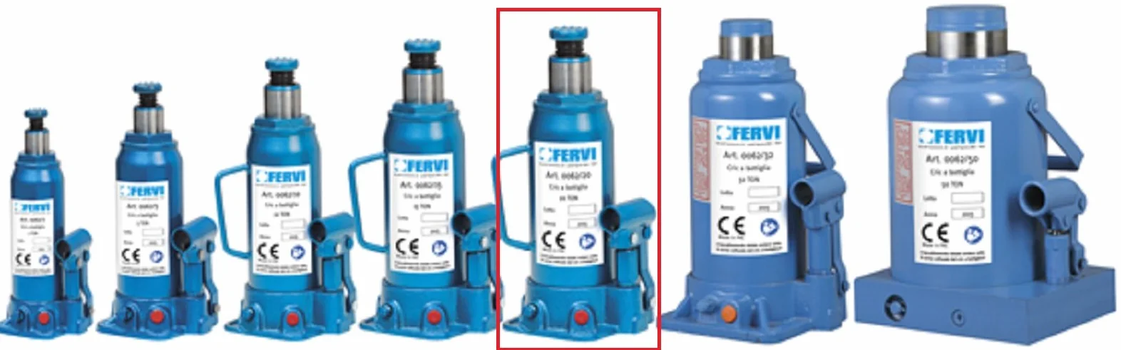 CRIC IDRAULICO A BOTTIGLIA 15T FERVI 0062/15