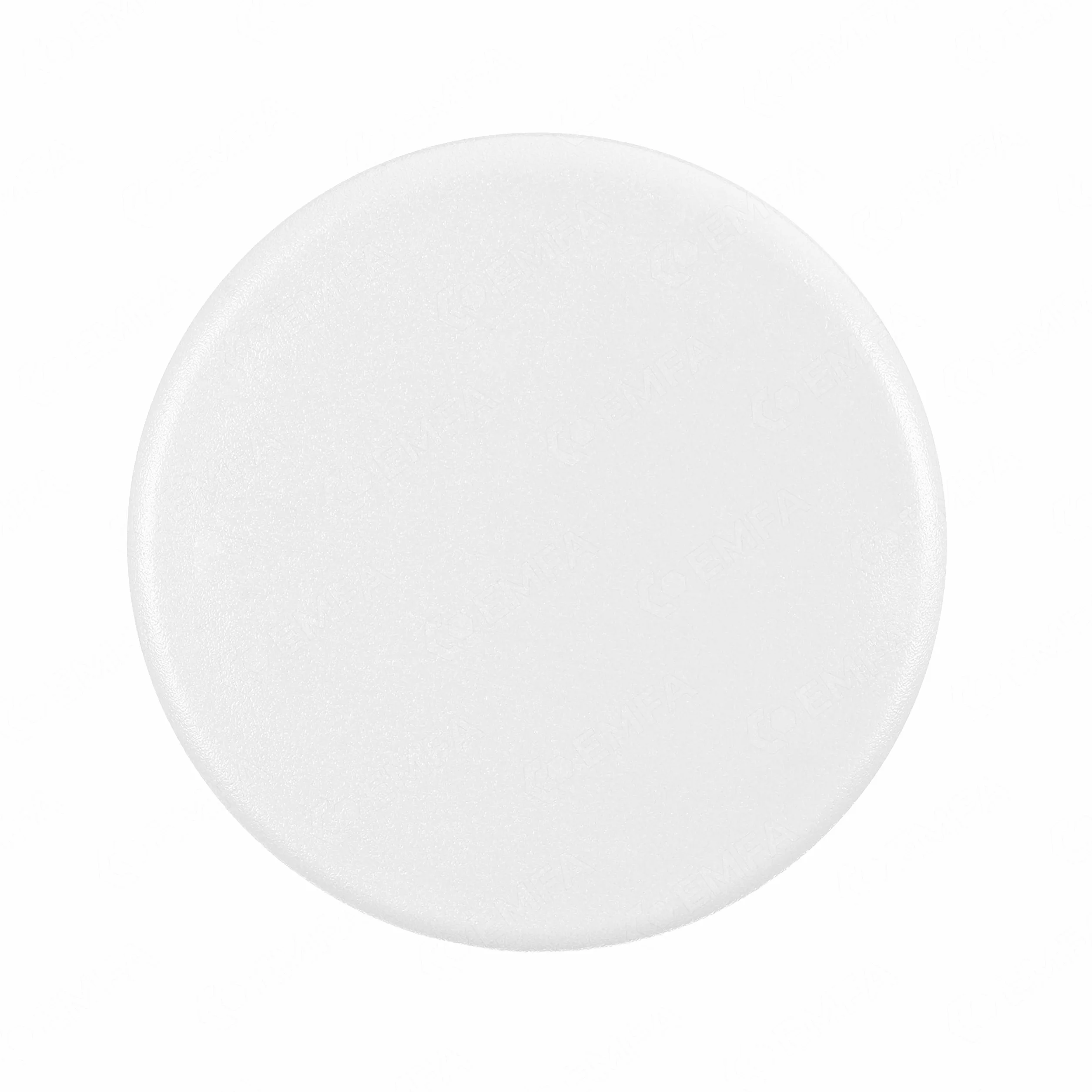 Tappo alettato tondo 50 mm Bianco 4 pezzi per tubo - Terminali in plastica protettivi