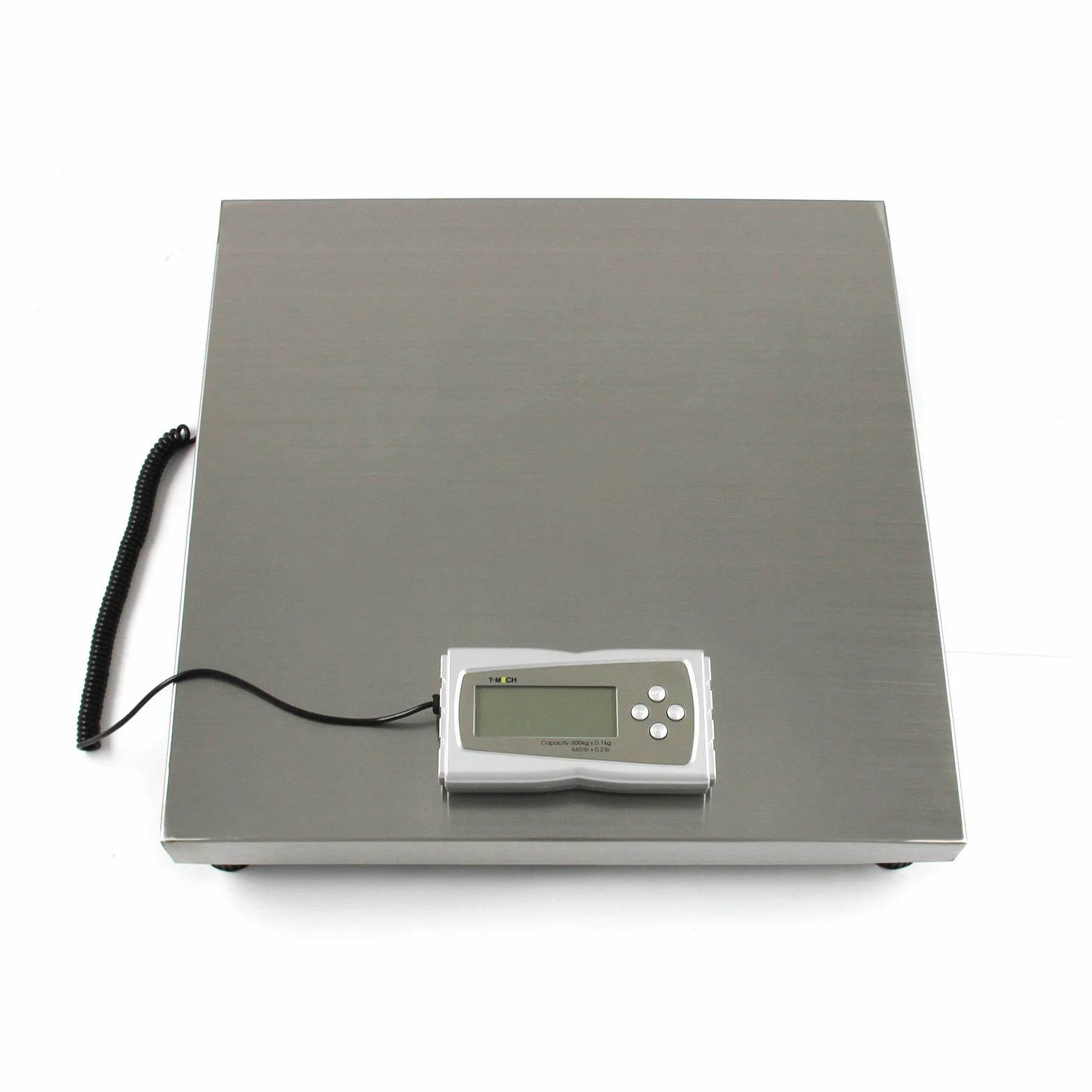 T-Mech - Bilancia Veterinaria 50 x 50cm per Pesare Animali Domestici e da Fattoria 300kg con Display LCD