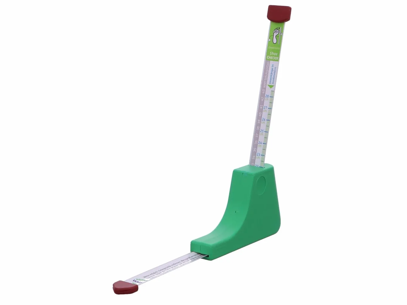 Zentimetrix Shoe Checker – Misuratore di lunghezza interna della scarpa in centimetri e misure tedesche, multicolore, taglia unica