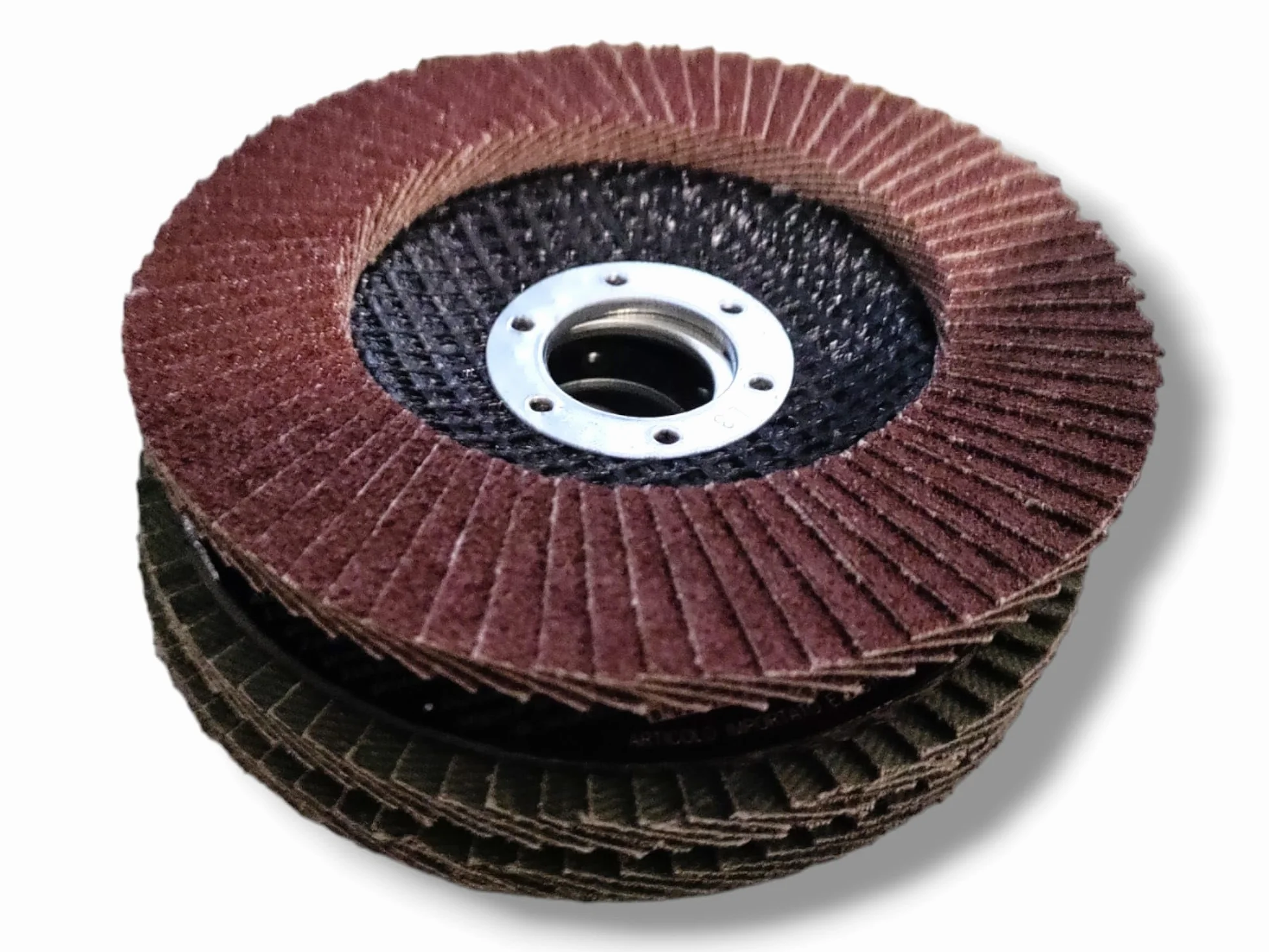 Terryshop74® 3 Dischi Abrasivi Lamellari Grana P100 Ø115 mm per Smerigliatrice Angolare – Disco 115x22 mm per Ferro, Legno e Marmo