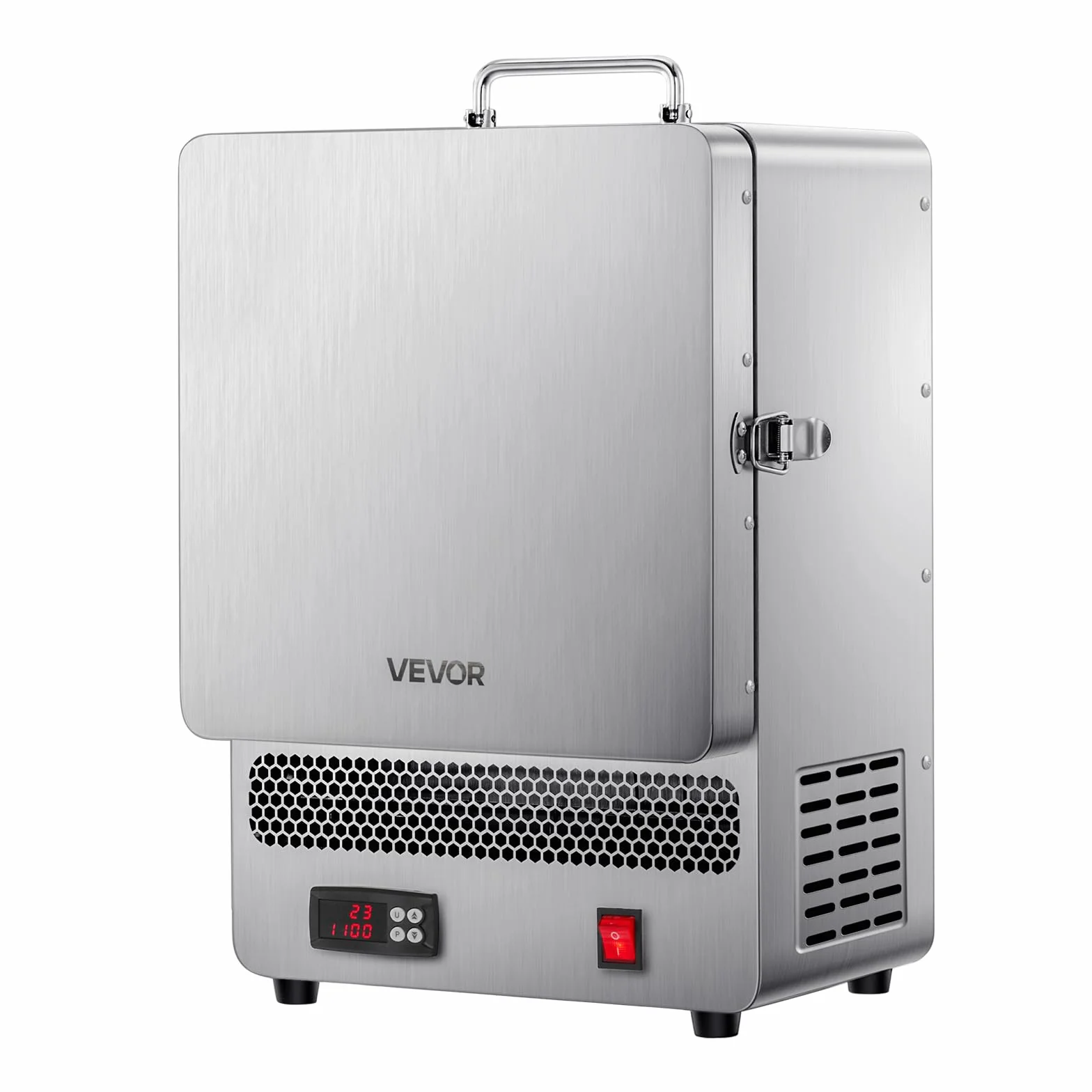 VEVOR Forno Fusione da Tavolo Elettrico da 1500 W, Temperatura Massima 1200 ℃, Acciaio Inox, Forno per Fusione dell'Oro, per Fusione della Cera, Argilla Fai da Te, Tempra dei Metalli