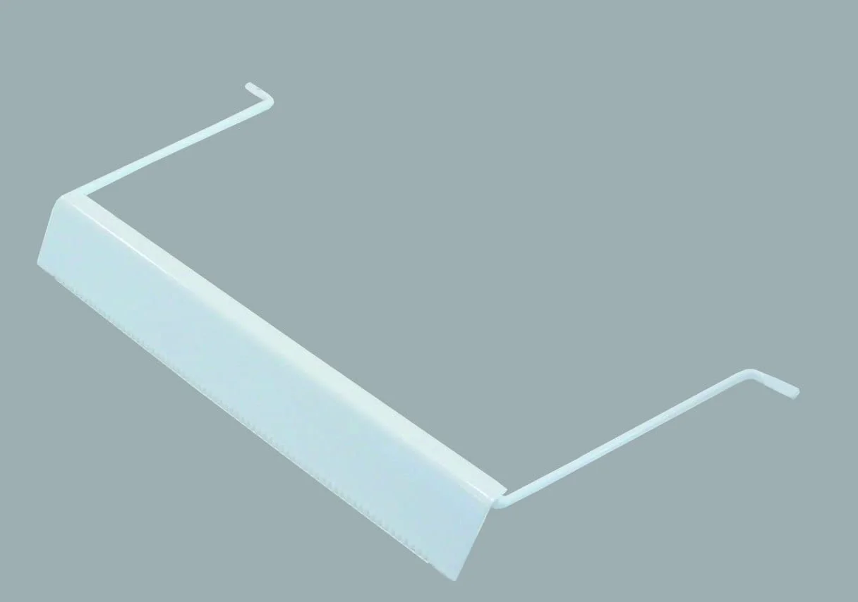 Tecnokit dispenser bobina carta da banco e muro, struttura acciaio bianco 42x25x34h con kit montaggio