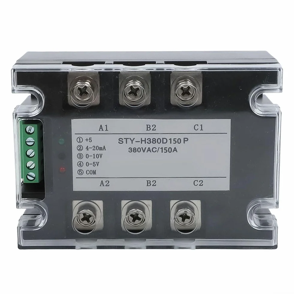 380V 150A Modulo Regolatore di Tensione AC Trifase Regolatore di Potenza 10K Potenziometro Regolabile, 1PC