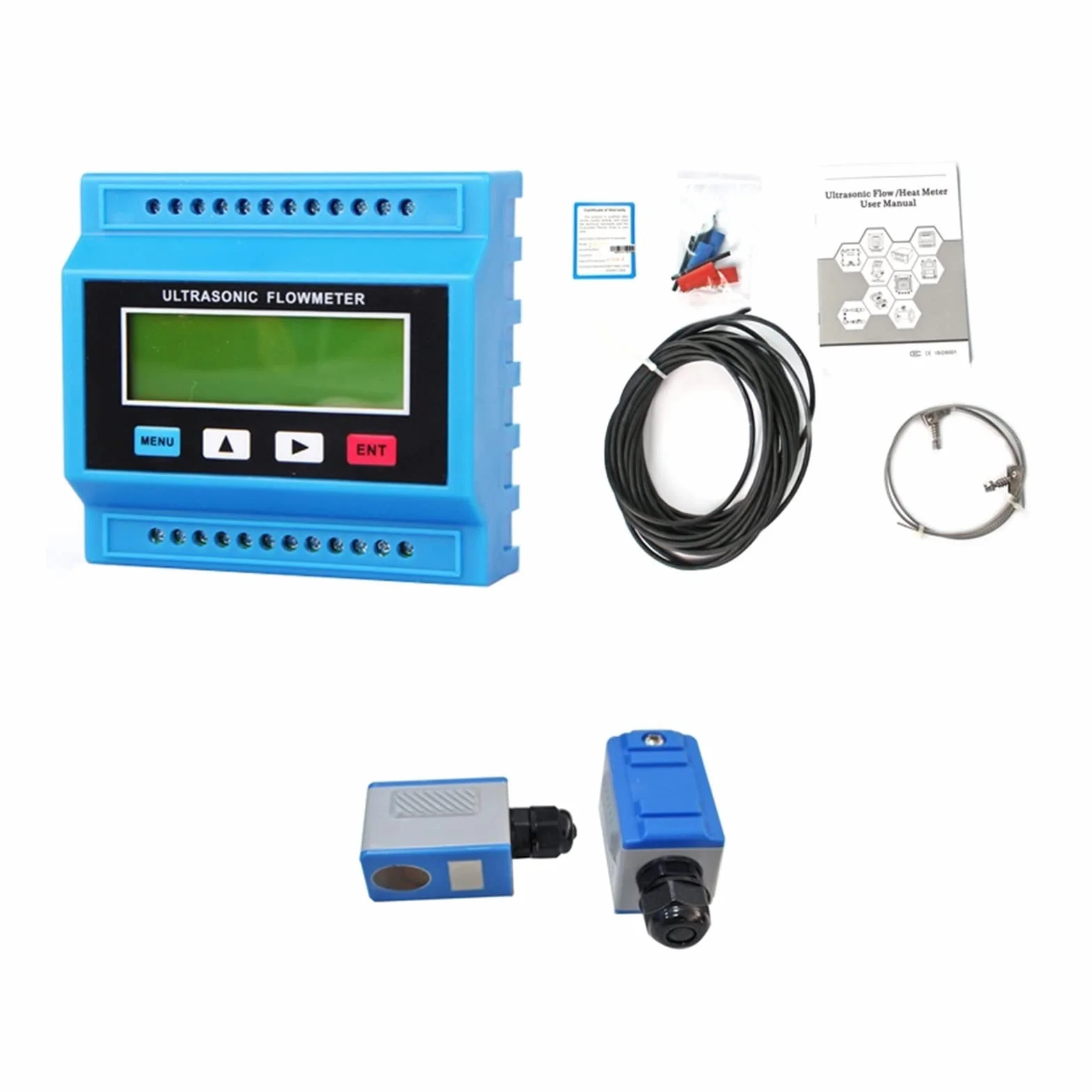 Misuratore di portata d'acqua TUF-2000M TS-2 (DN15 ~ DN100) TM-1 TL-1-HT (-30 ~ 160 ℃) Misuratore di portata del liquido digitale del sensore del modulo ad ultrasuoni ad alta temperatura ( Color : Hos