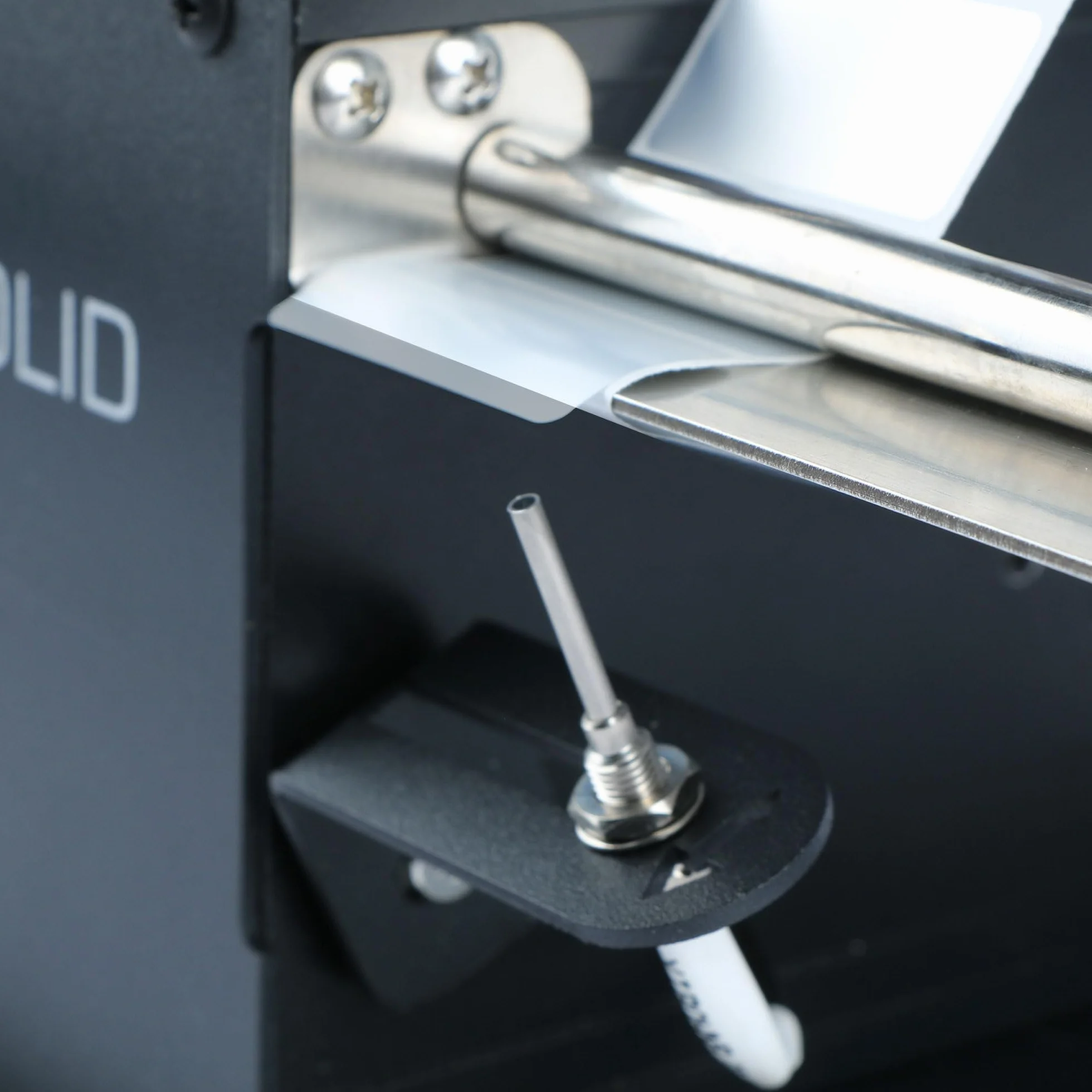 U.S. Solid Distributore automatico di etichette con contatore – Velocità regolabile, larghezza 10–115 mm, lunghezza 8–130 mm, per etichette trasparenti e opache
