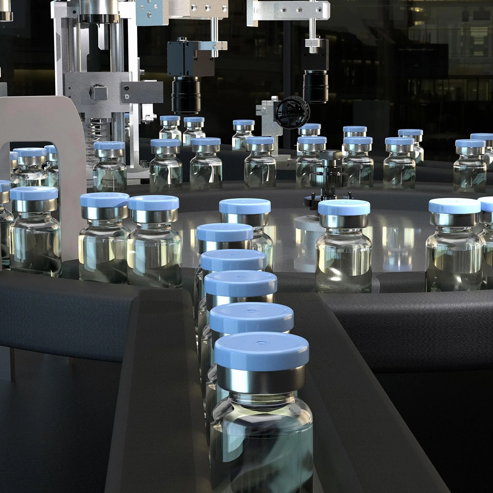 PATIKIL Fiale di Vetro 5ml 100pz Vuote Mini Trasparente con Tappi in Gomma per Iniezione Laboratorio