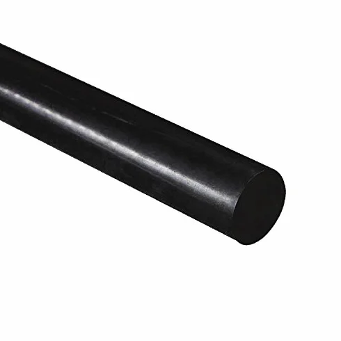 Hdpe, asta rotonda in polietilene PE 500 ad alta densità, nera, 30 mm di diametro x 300 mm di lunghezza, grado A