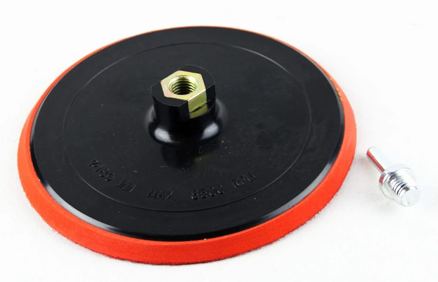 Terryshop74® Platorello per Smerigliatrice Angolare 180 mm – a strappo– Attacco Centrale Ø45 mm con Dado M12 – Supporto Professionale per Dischi Abrasivi