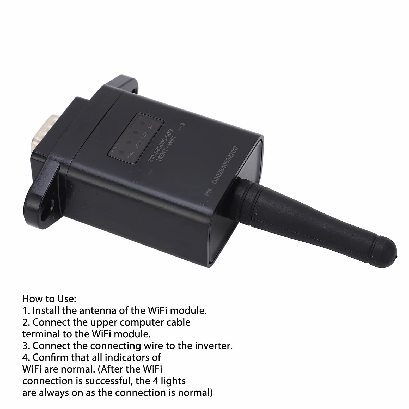 Modulo Wi Fi per Inverter Solare Applicabile Alle Serie SM/VM/MAX e Altri Modelli Wi Fi, Interfaccia di Comunicazione RS232 Inverter Connesso Alla Rete per la Generazione di Energia Solare