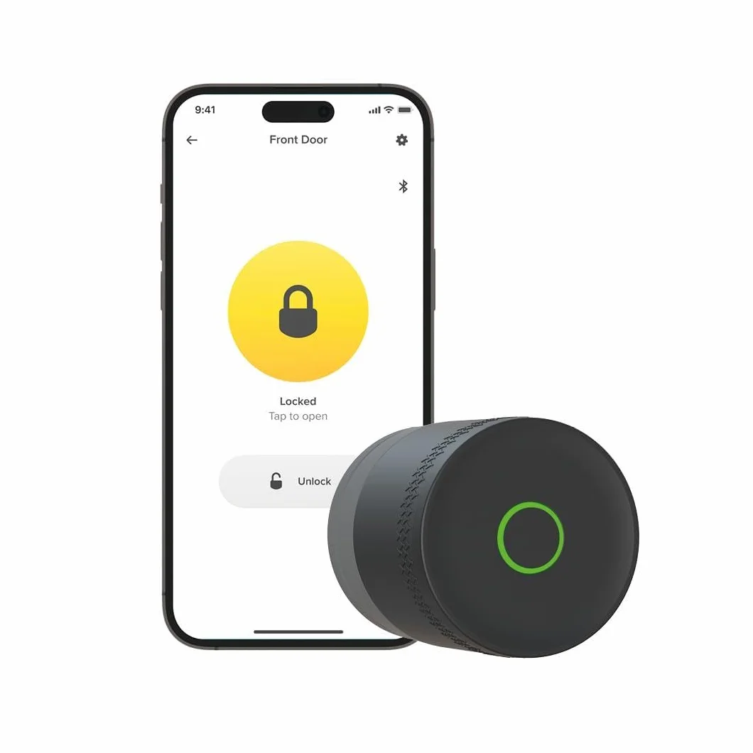 Yale Linus Smart Lock L2 Lite - Nero - 05/109100/MB-UK | Serratura intelligente per porte anteriori | Accesso senza chiave | Controllo tramite app | Facile installazione | Tasti digitali | Attività in