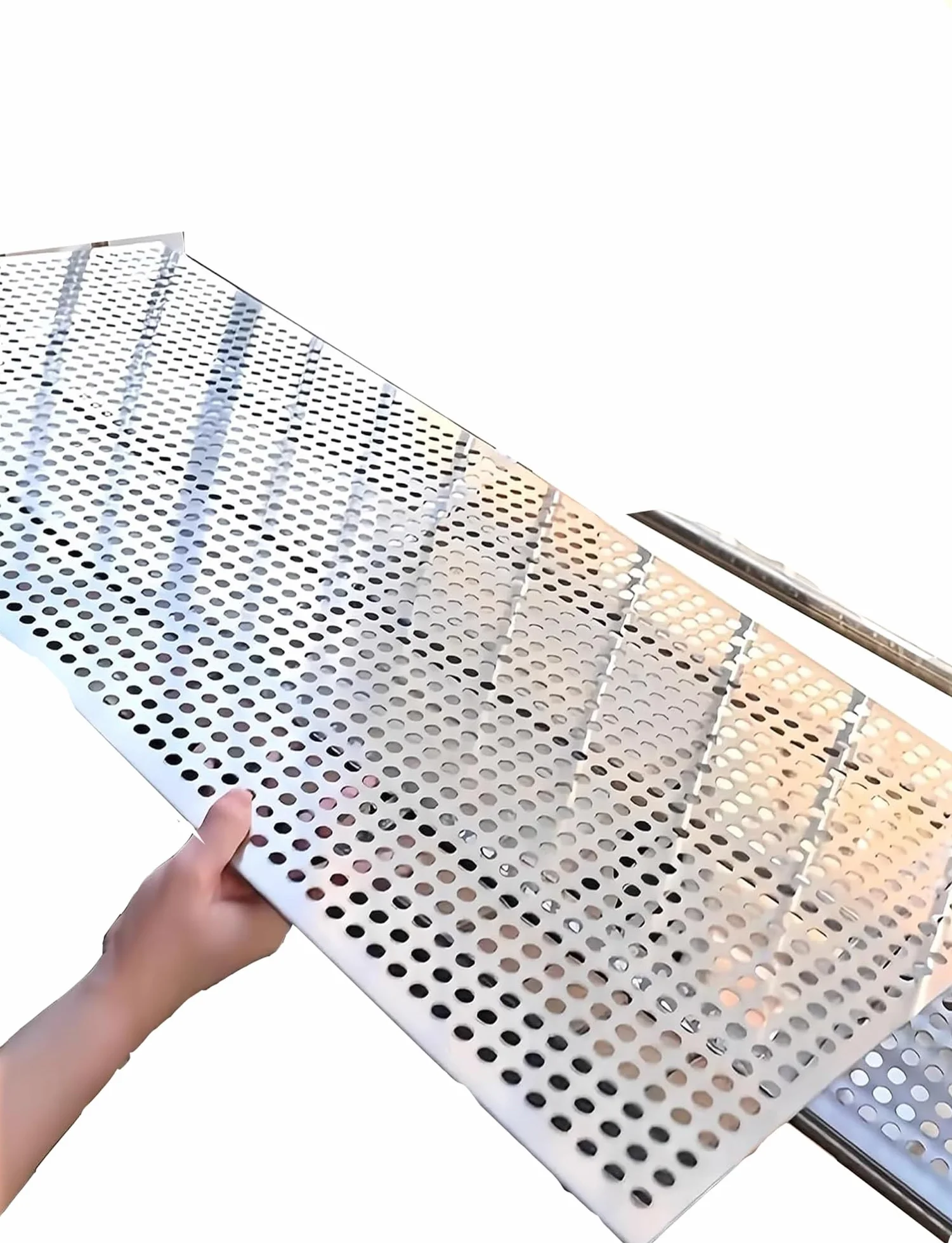 Lamiera forata in acciaio inossidabile for finestre, anti-caduta, a prova di perdite, piastra in rete forata in metallo, schermo in lamiera metallica industriale(60x140cm)