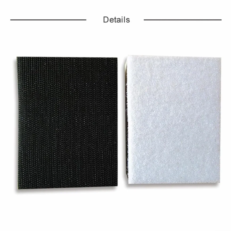 Cuscinetto di interfaccia in spugna morbida 75 x 100 mm, gancio rettangolare e loop per levigatrice, disco in schiuma per levigatura dei contorni e riduzione delle vibrazioni