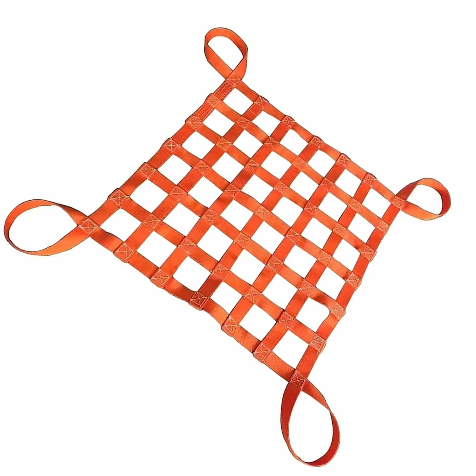 Reti di Sollevamento del Carico in Poliestere - Rete di Sollevamento Piatta in Nylon, Oggetti Pesanti Rete Quadrata da 10cm Resistente allo Strappo, Rete per Carichi Sospesi