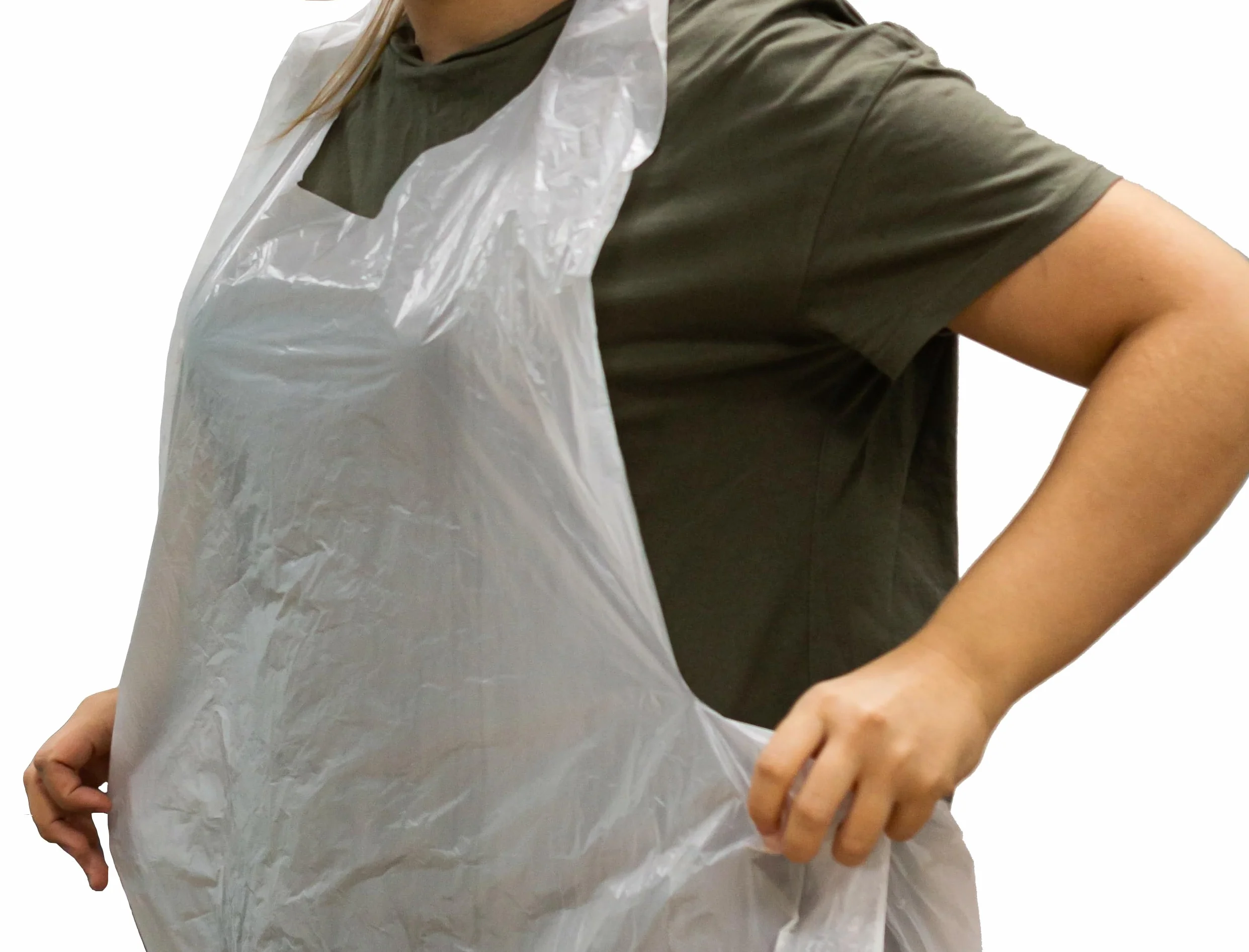 Tiga-Med Grembiuli Monouso in Polietilene 20 Micron – 500 Pezzi (5 Dispenser da 100) – 75x125 cm – Impermeabili, Resistenti – Per Industria Alimentare, Ristorazione e Uso Professionale