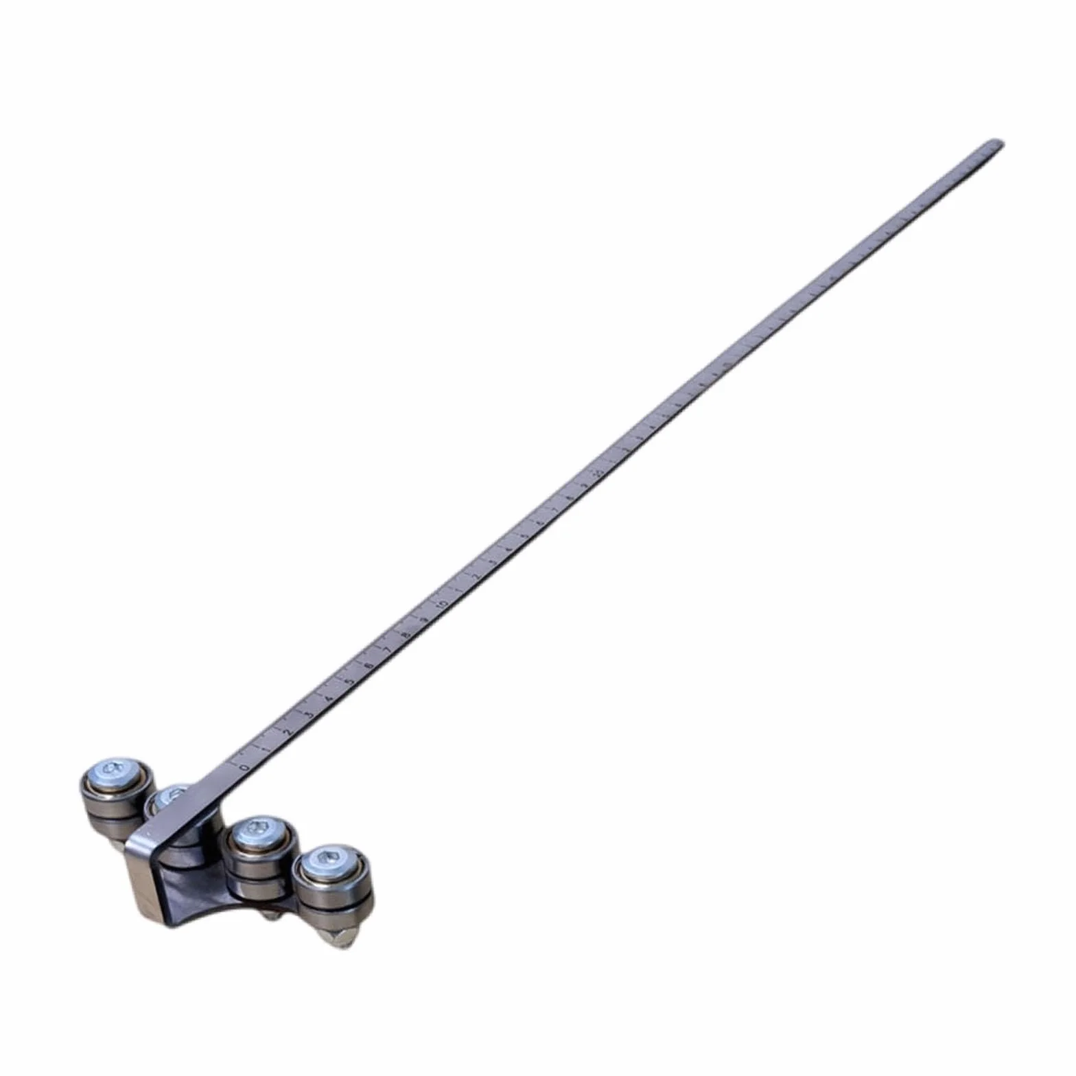 KESOTO Guida per con righello di profondità, accessorio robusto in metallo per lavori di falegnameria, posizionamento, taglio, rifilatura e fresatura, Style N