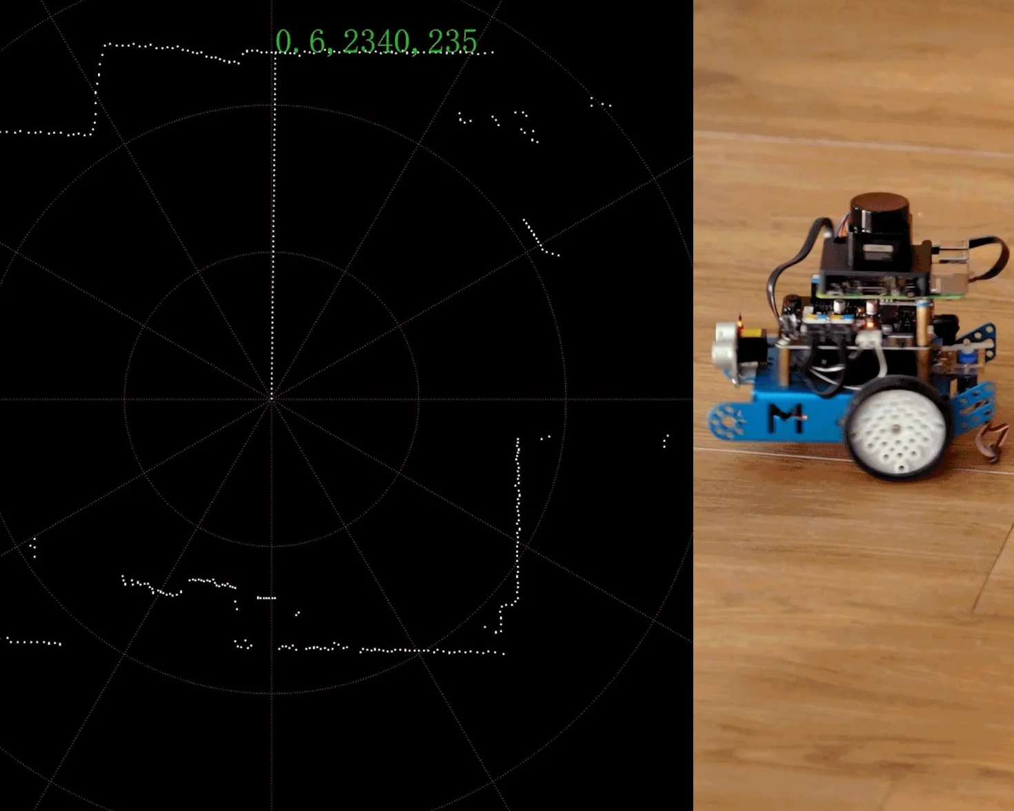 InnoMaker DTOF LiDAR Time-of-Flight Lidar STL-19P, Scansione laser omnidirezionale a 360 gradi, Antiriflesso 60000 Lux, Frequenza di misurazione 5000 Hz, Portata di 12 m, Supporto ROS/ROS2