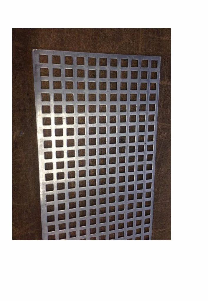 Barre di Finestra Di Zincato Acciaio Lamiera Forata 2mm Qg10-15 (250x1000mm)