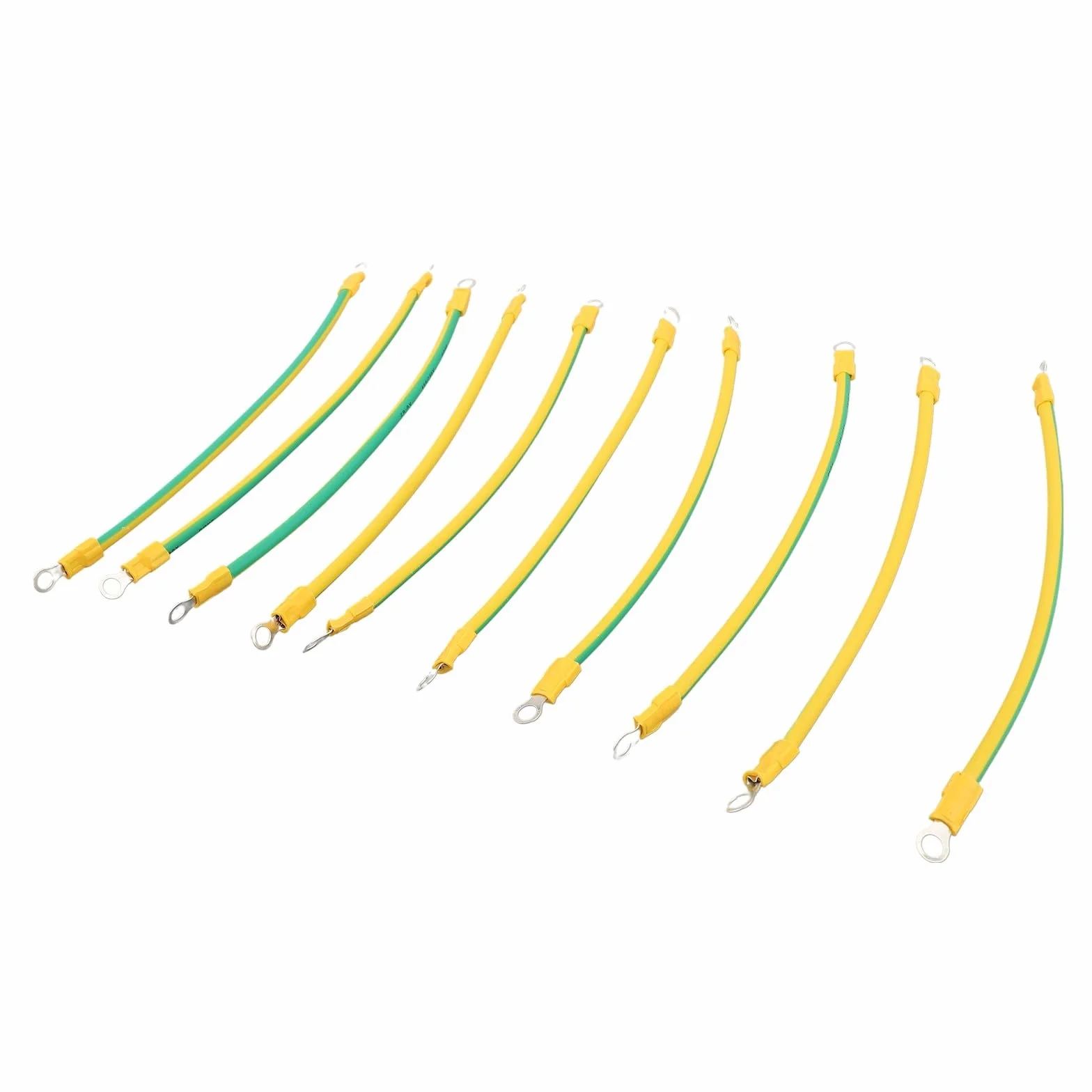 Cavo di terra BVR per fotovoltaico solare 6 mm2 20 cm 10-14 AWG giallo verde