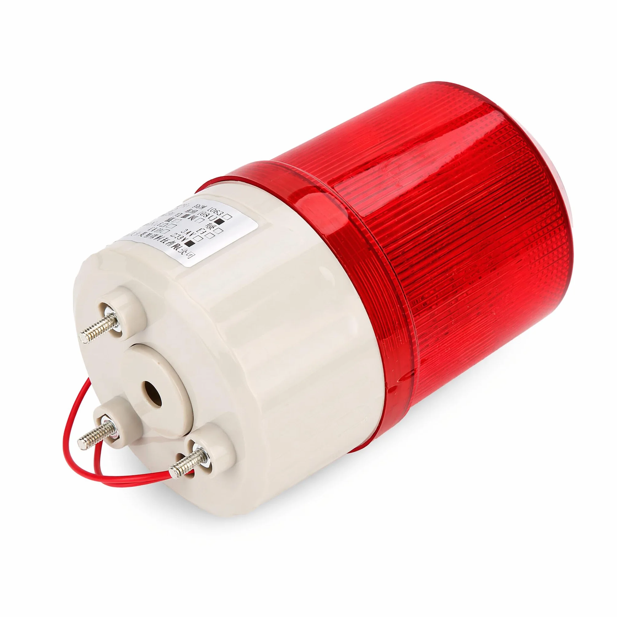 Spia LED 220V sirena ottica acustica ip65 rossa sirena lampeggiante 220v allarme segnale industriale lampeggiante rotante, luci di segnalazione elettriche Warnleuchten
