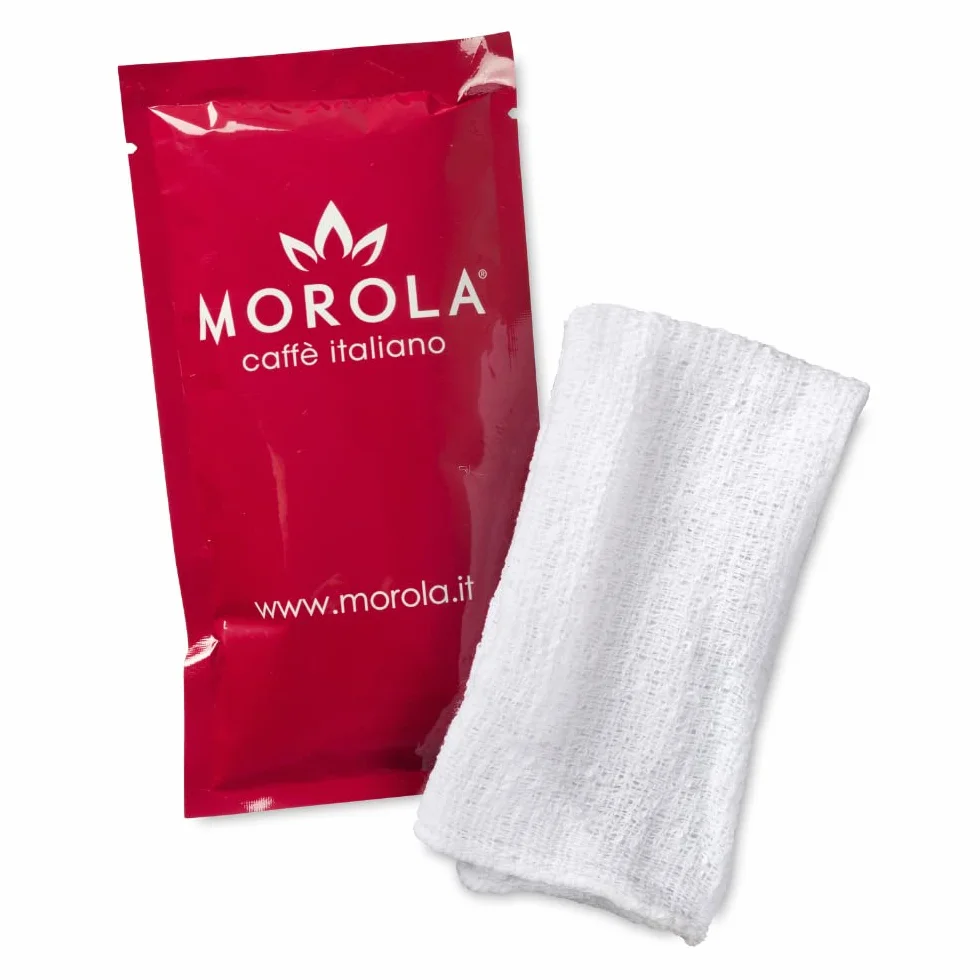 Salviette Umidificanti in Cotone - 50 Pezzi - Imbustate Singolarmente - Salviettine Monouso Profumate Limone - Ristoranti