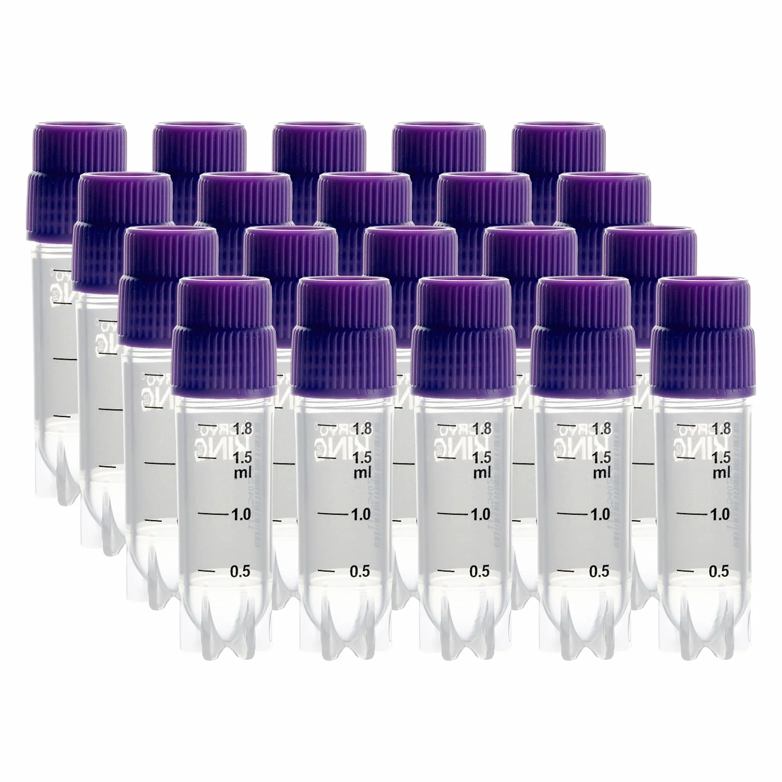 25 Pezzi Provette In Plastica Da 2,0 Ml Per Crioconservazione E Congelamento Con Codice A Barre E Tappo A Vite Per Laboratorio