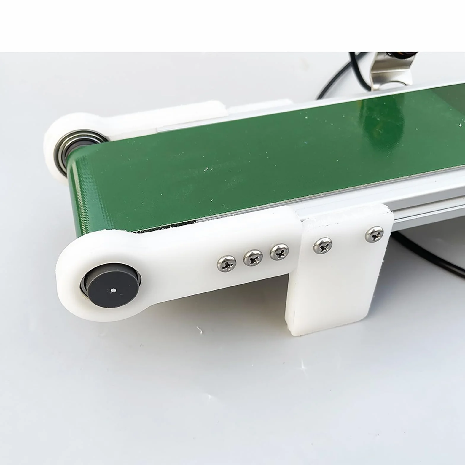 Mini Nastro Trasportatore con Contatore, Nastro Trasportatore per Trasporto Industriale, Nastro Trasportatore Antistatico per L'industria Elettrica Automatica,10 * 70cm