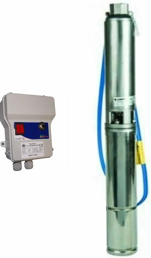 POMPA SOMMERSA POZZI LOWARA 2GS07M 2GS7M 2GS07 2GS7 HP1 50LT/MIN 9,3BAR MAX V230 (V230+BOX)