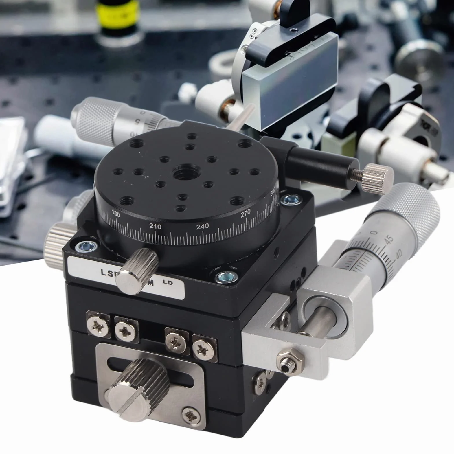 Piattaforma di Rifinitura LSP40 LM XYR, Tavola Scorrevole di Regolazione Lineare Manuale per Apparecchiature di Collaudo di Macchinari di Produzione