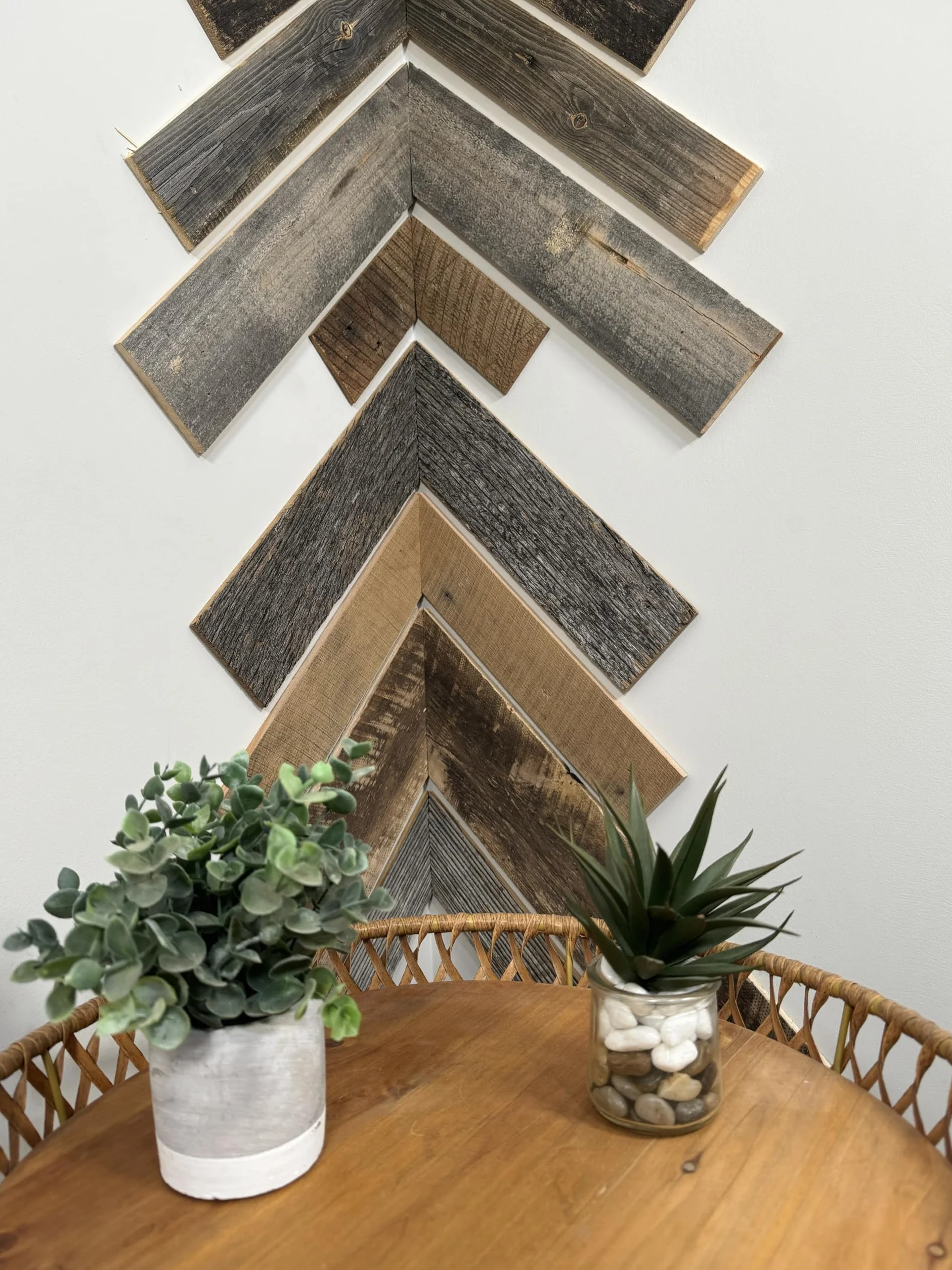 Tavole da parete in legno riciclato per fienile, stile vintage, 10 metri quadrati