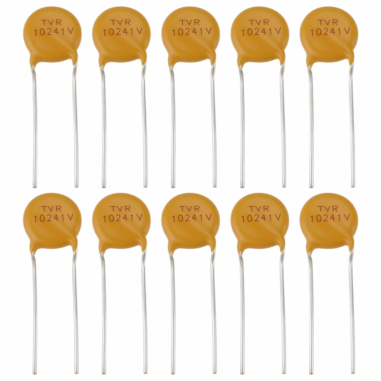 10x Varistore In Ossido Metallico TVR10241V 240V 150AC 200DC Compatibile Con TKS Protezione Contro Le Sovratensioni