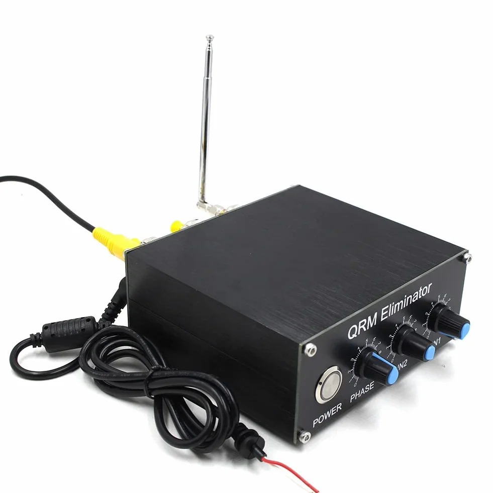 QRM Eliminator X-Phase HF Bands 1MHz a 30MHz Signal Canceller Alluminio con Quadrante e Manopola