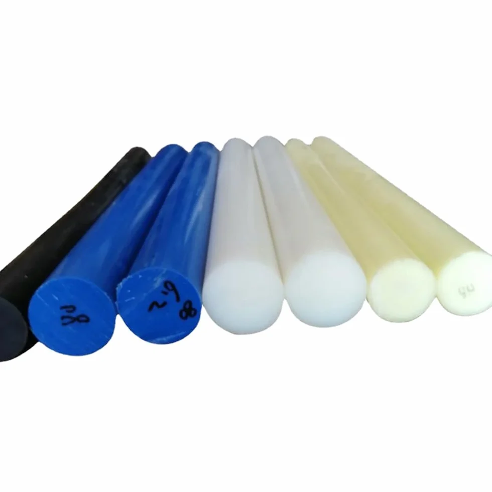 Barra tonda in Nylon PA6 Dia 5-300MM Bianco Nero Blu 330MM