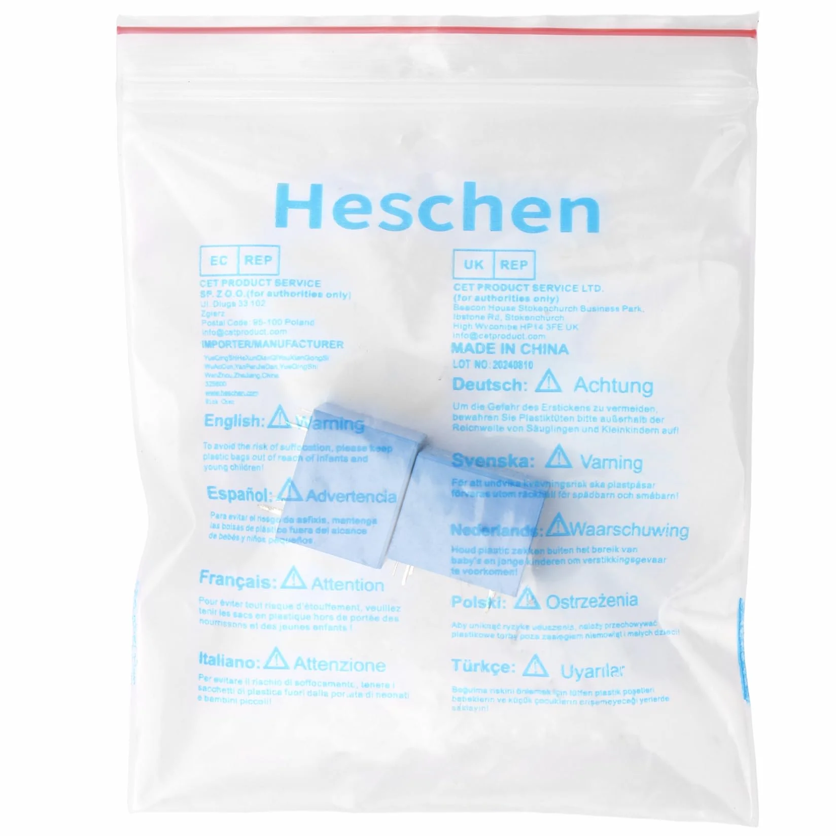 Heschen relè per circuito stampato, SRD-12VDC-SL-C, 12VDC, SPDT, 10A 250VAC, per terminali a 5 pin, confezione da 2