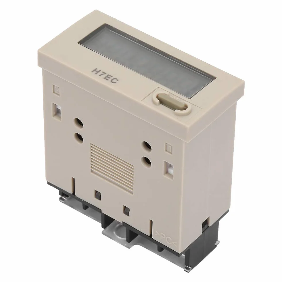 H7EC NV Contatore Elettrico Digitale Totalizzatore DC 3-36V LCD 8 Cifre