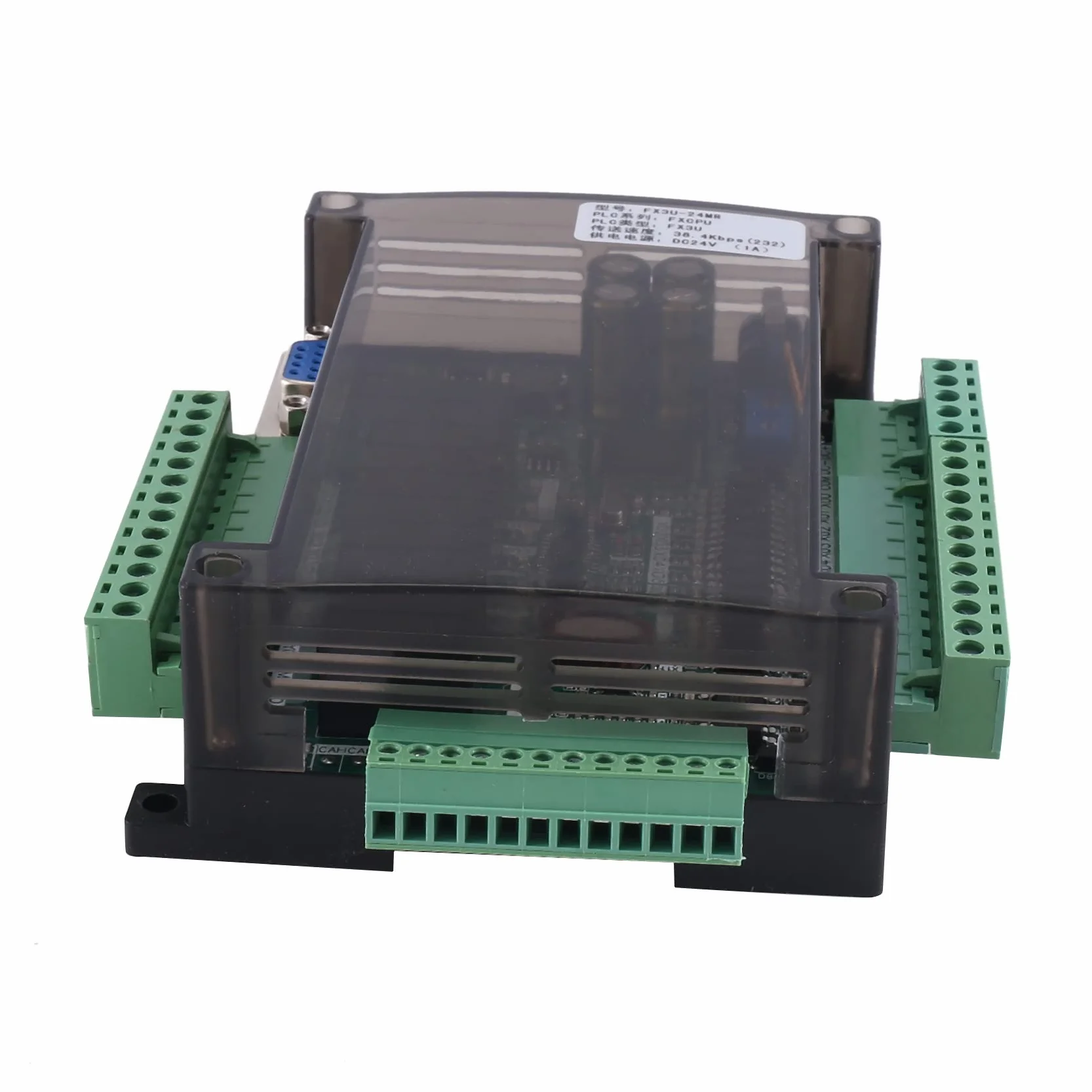 FX3U-24MR Scheda di controllo industriale PLC 14 ingressi 10 uscite 6AD 2DA con comunicazione 485 e (A)
