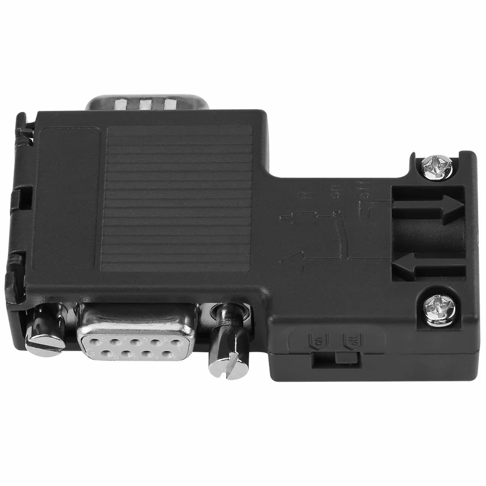 90 ° Interfaccia Cavo di Programmazione Profibus Connettore Compatibile PLC 6ES7 972-0BB12-0XA0 con Interfaccia Cavo DP