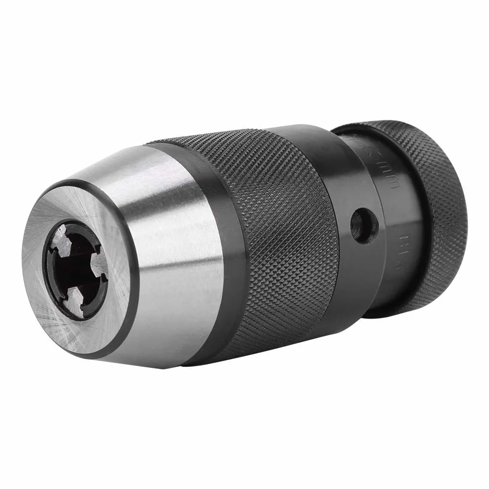 B16 Mandrino Autoserrante in Acciaio Senza Chiave, 1-13 mm 1/2" Mandrino per Trapano per Carichi Pesanti per Tornio, Foratura Elettrica, Fresatrici, Torni Noiosi, CNC e Utensili Manuali