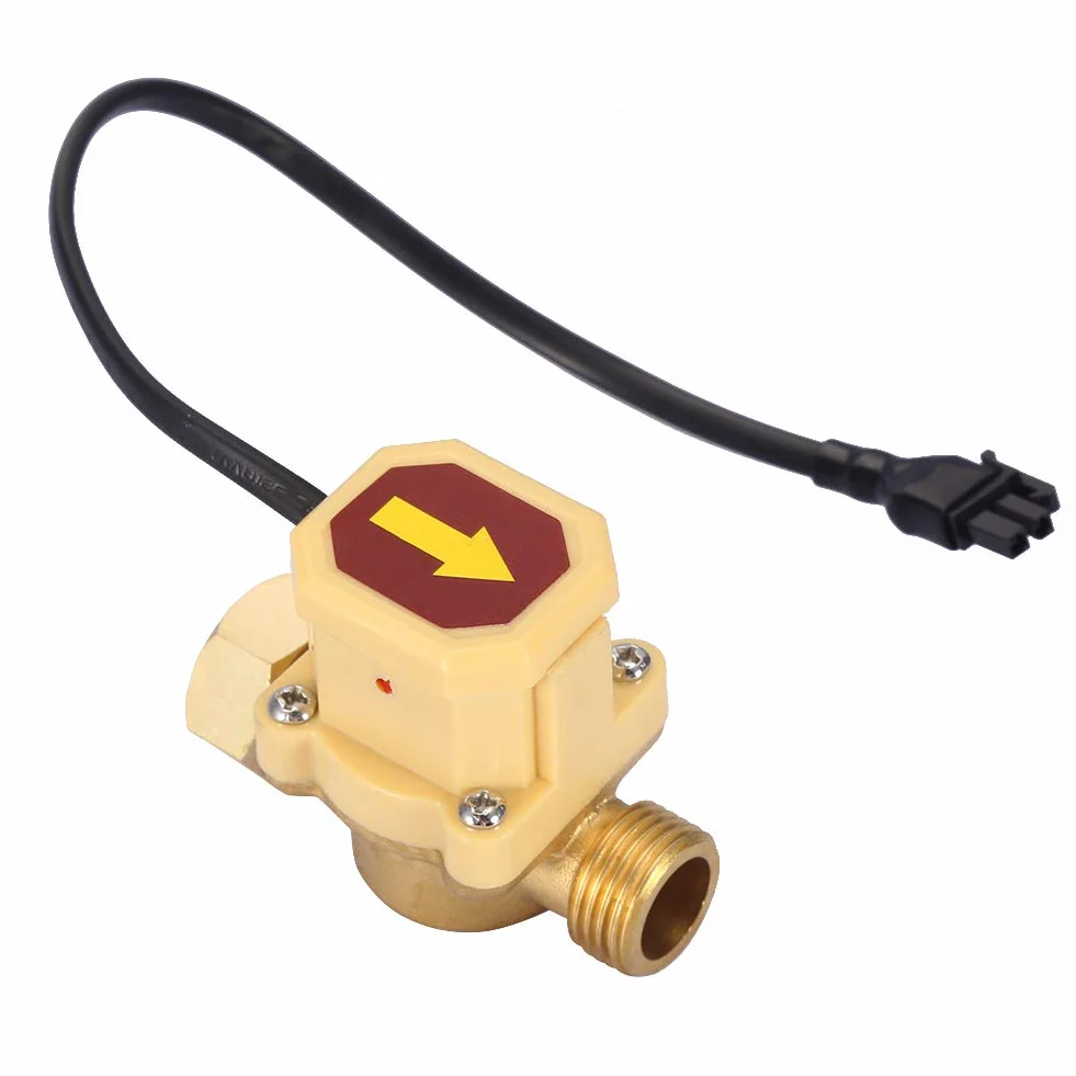 Flussostato Automatico G1/2-G1/2 Pompa Dell'acqua Sensore di Flusso Regolabile 0.6Mpa 220V 1.5A