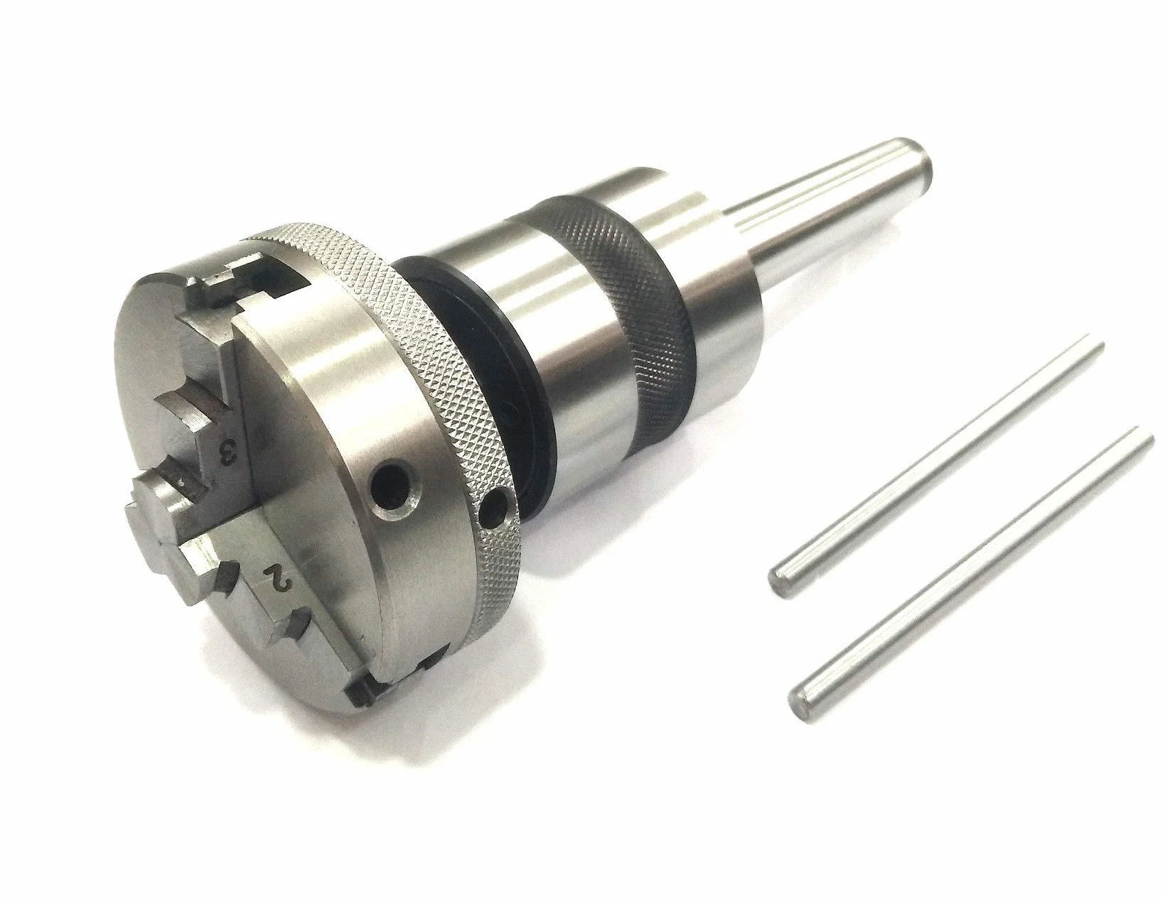 Revolving Centre MT3 Shank con mandrino a 3 griffe 65 mm montaggio per tornio da Contropunta