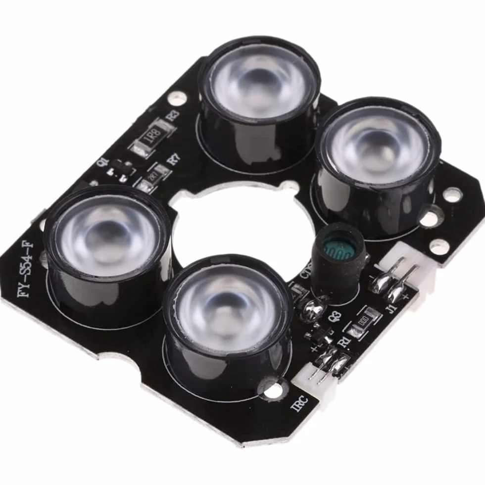 illuminatore infrarosso di IR del Bordo di Matrice di 850nm LED con la Gamma di IR Fino a 30m per Tutti i Tipi di Moduli della Macchina Fotografica, CC 12V di Potere