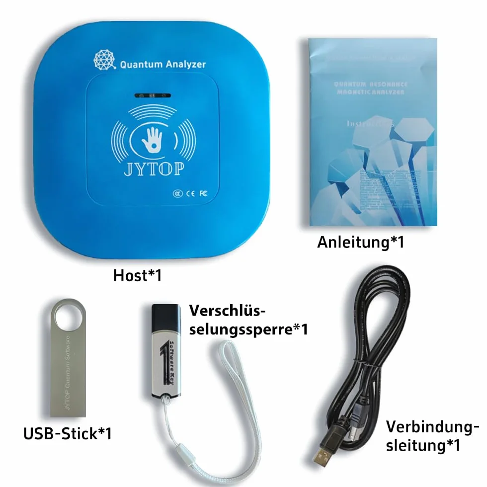 CareforYou QMR-998 Quantum Resonance Magnetic Analyzer Set Hand Touch Quantum Body Analyzer with 52 reports 10th Generation New (blu)