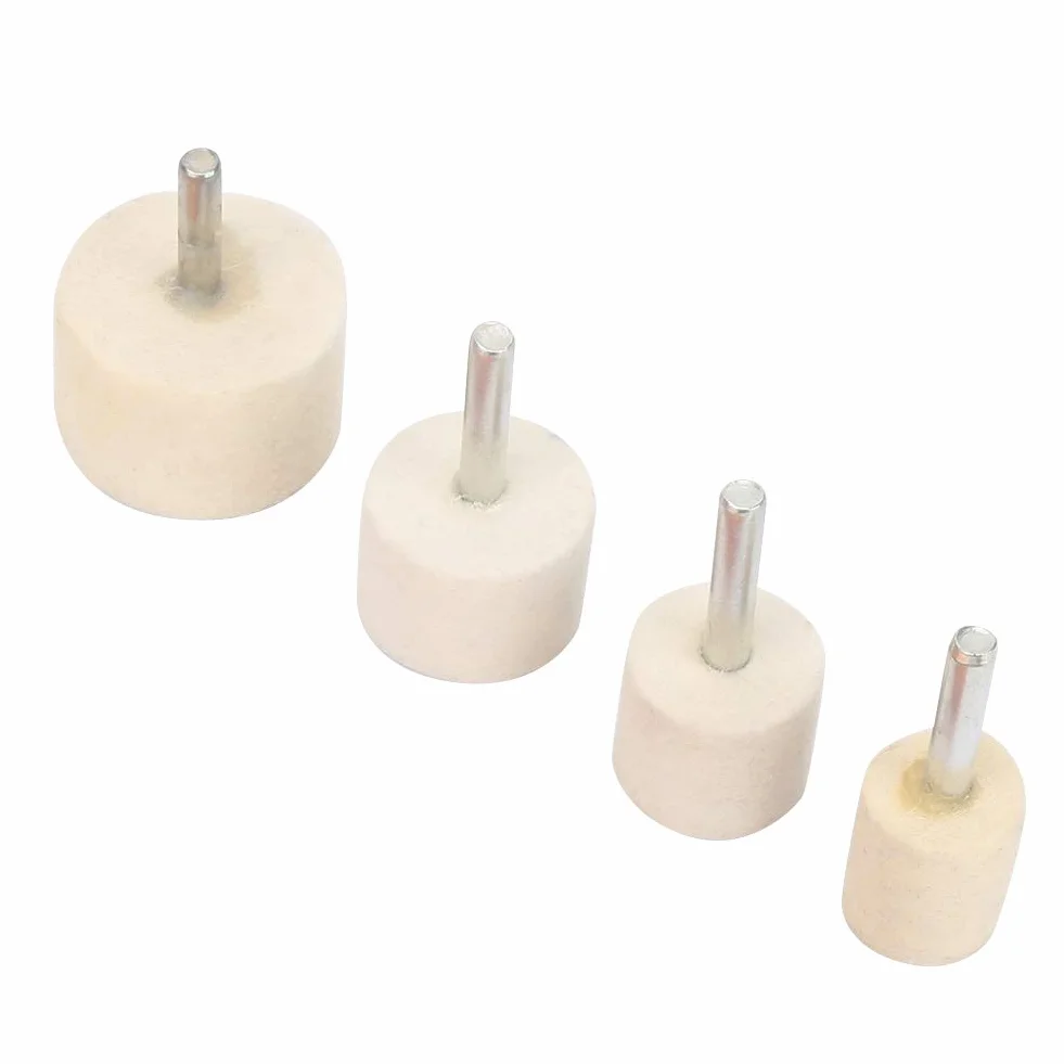 5 Set Polvere per Lucidatura All'ossido di Cerio + 4 Pezzi Ruote per Lucidatura in Feltro di Lana Kit per Lucidatura in Feltro per Intaglio del Legno Scultura in Giada