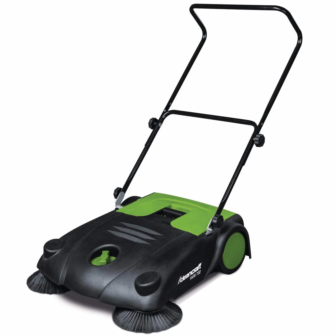 Macchina per scambiare HKM 700 con due scope laterali, larghezza di lavoro 70 cm, contenitore per spazzatura 20 l, regolabile in altezza, 7304007