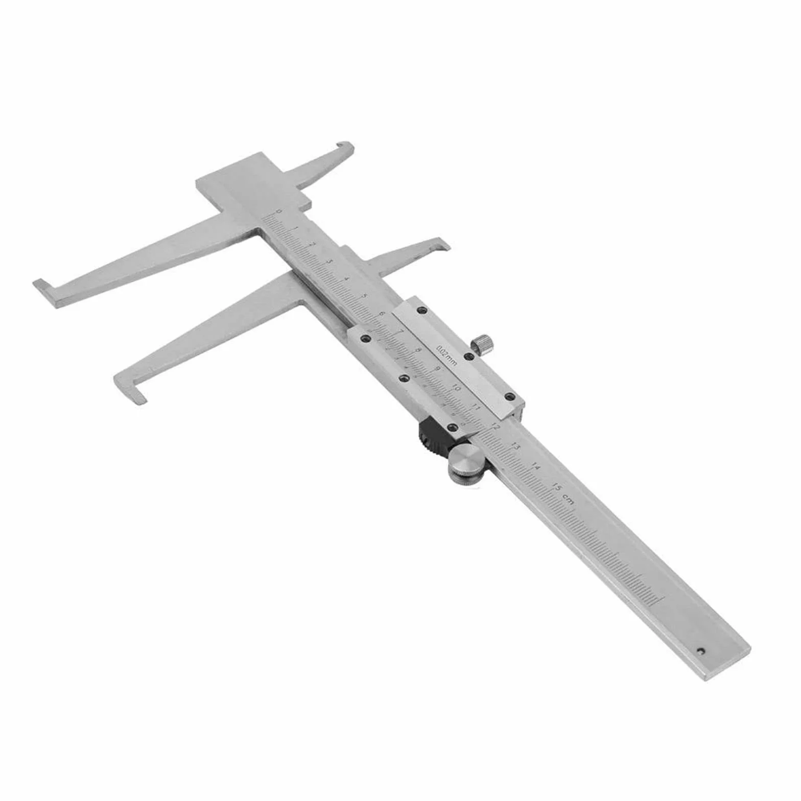 Maizoon Calibro Corsie in Acciaio Carbonio,Righello Doppia Scanalatura Interna,Calibro Diametro 9-150 mm,Strumenti Misura per fai da te/Lavorazione del Legno/Metalli/Produzione Modelli Idraulici,NE03