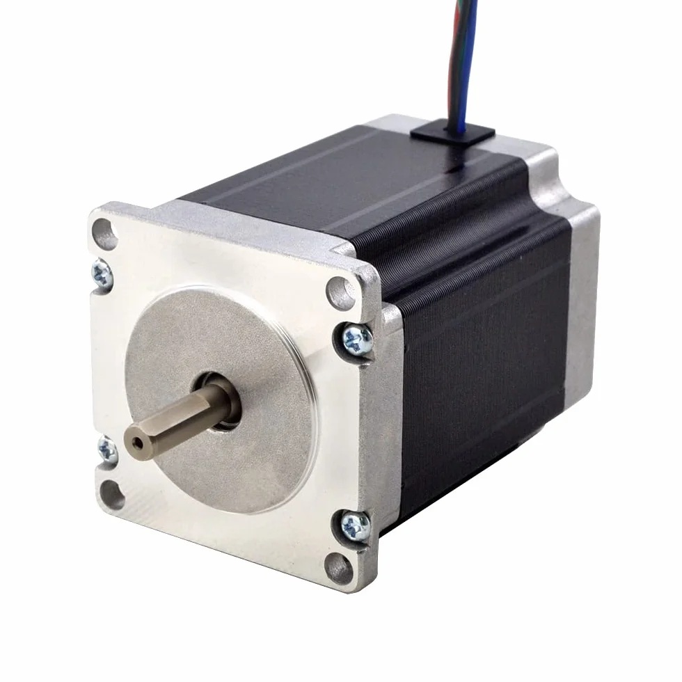 STEPPERONLINE Nema 23 motore passo-passo 1,9 Nm 3 A 4 fili 6,35 mm codolo per CNC Router / DIY CNC Router