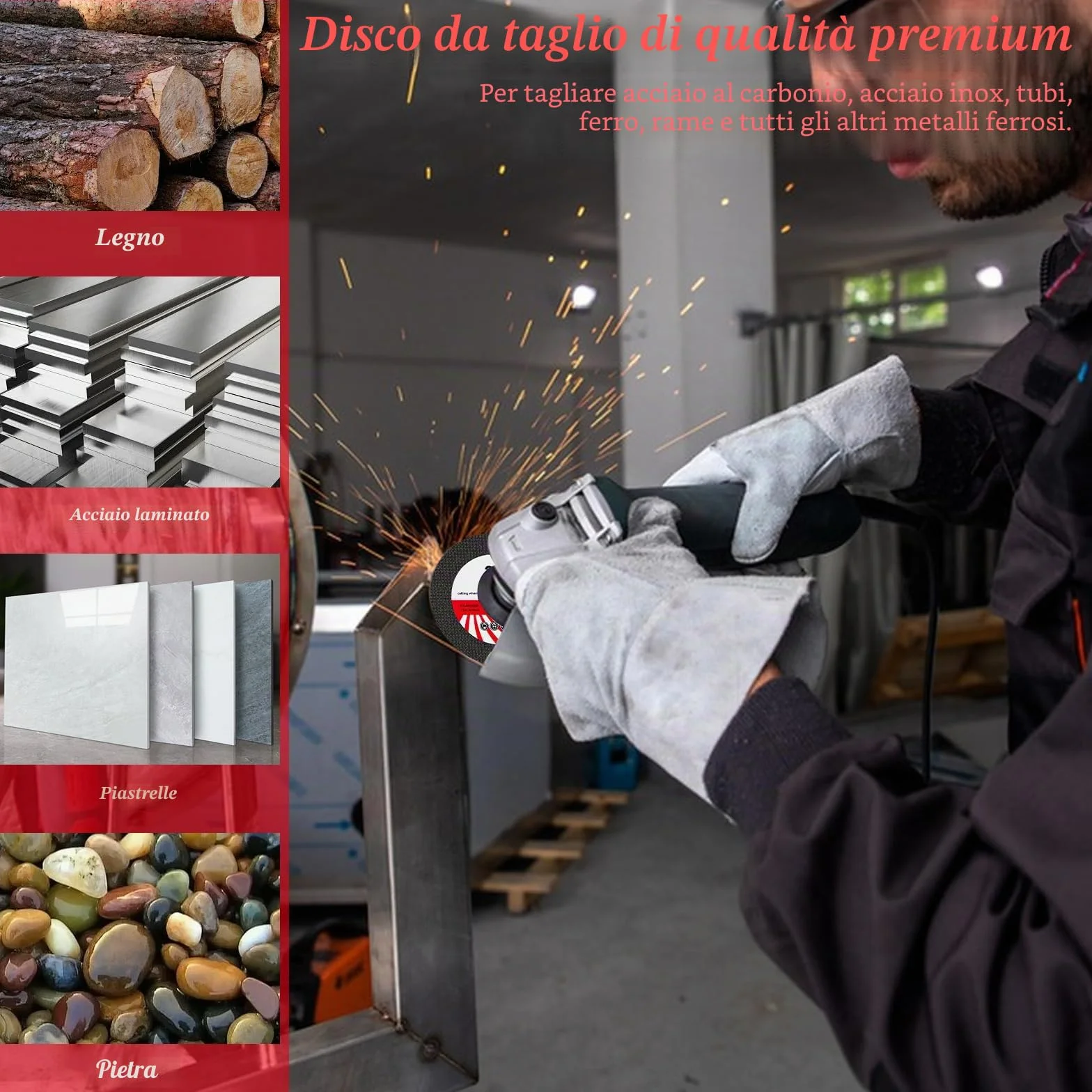 25 Dischi da Taglio 76 mm Metallo Acciaio INOX Ferro, Disco da Taglio 75 x 1,2 x 10 mm per Smerigliatrice Angolare – Taglio Rapido Preciso Multi-Materiale