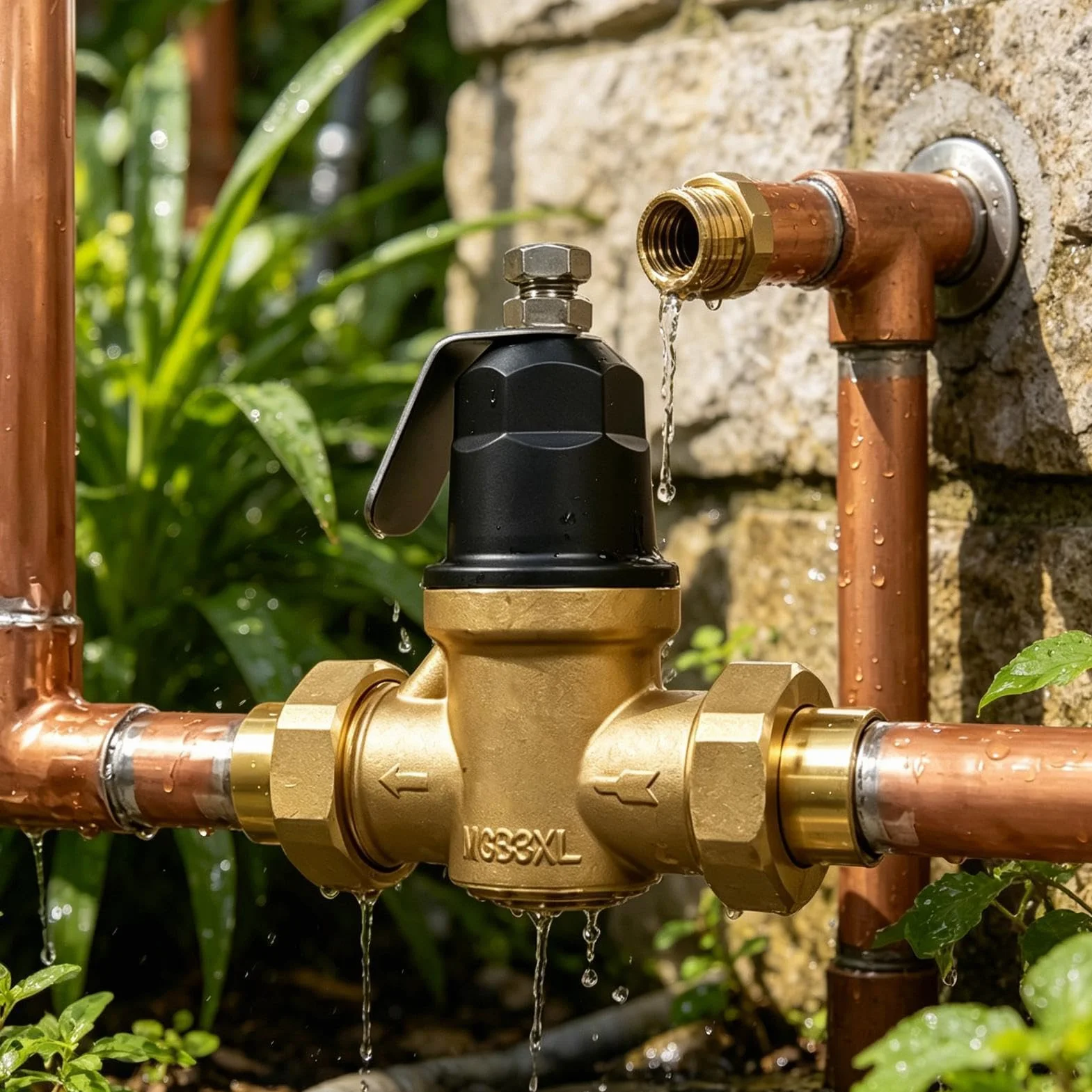 Regolatore di Pressione 'Acqua per Casa Valvola Regolabile Di Ricambio Per | Regolatore di Pressione Acqua per Camper Per Camper Irrigazione Casa Giardino Industria